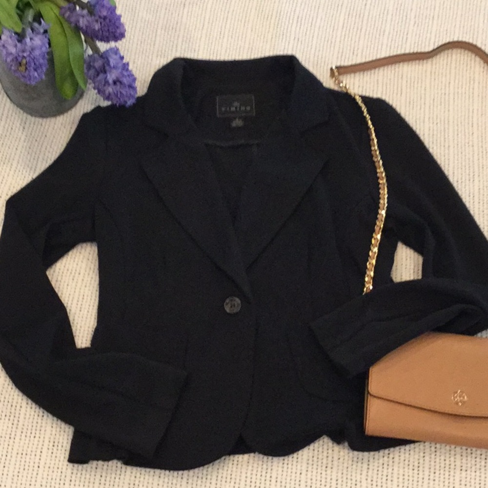 Simple, black blazer